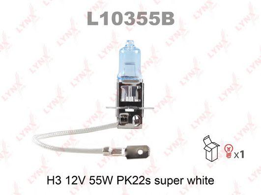Лампа H3 12V 55W Pk22s SUPER WHITE L10355B